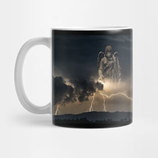 Angel Statue Thunder Storm God Mug